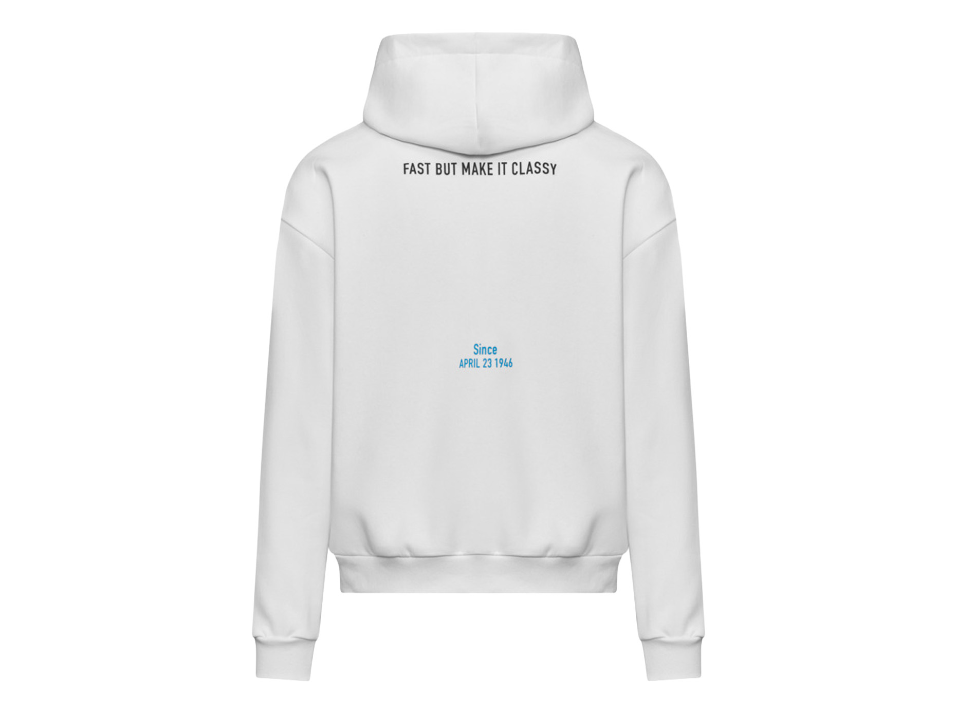 Sudadera con capucha Vespa blanca, colección DEC
