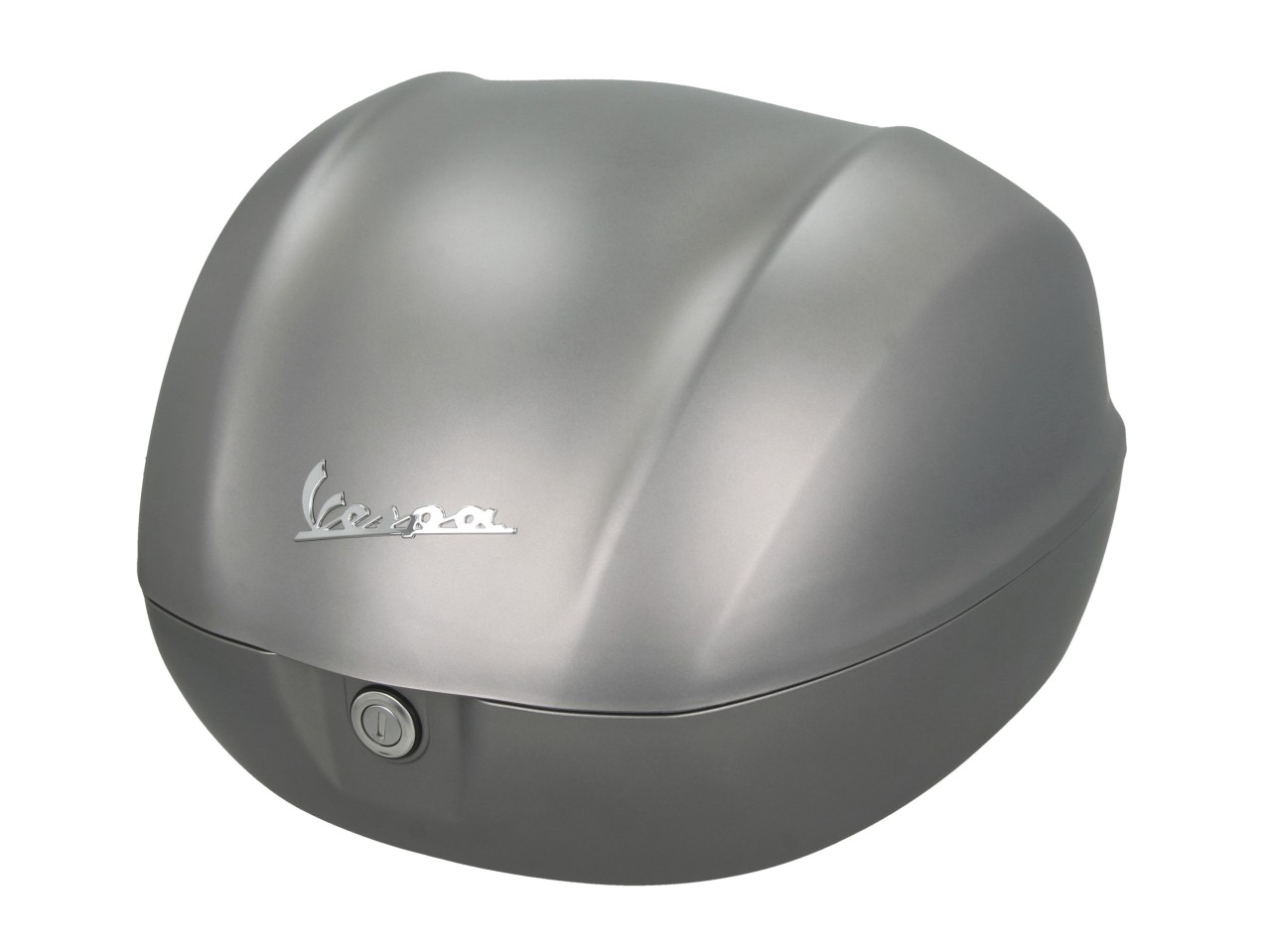 Baúl trasero para Vespa de 32 l, gris, modelo G22, sin respaldo