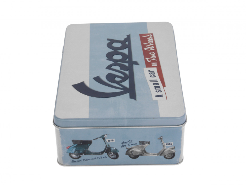 Caja de almacenamiento Vespa, lata
