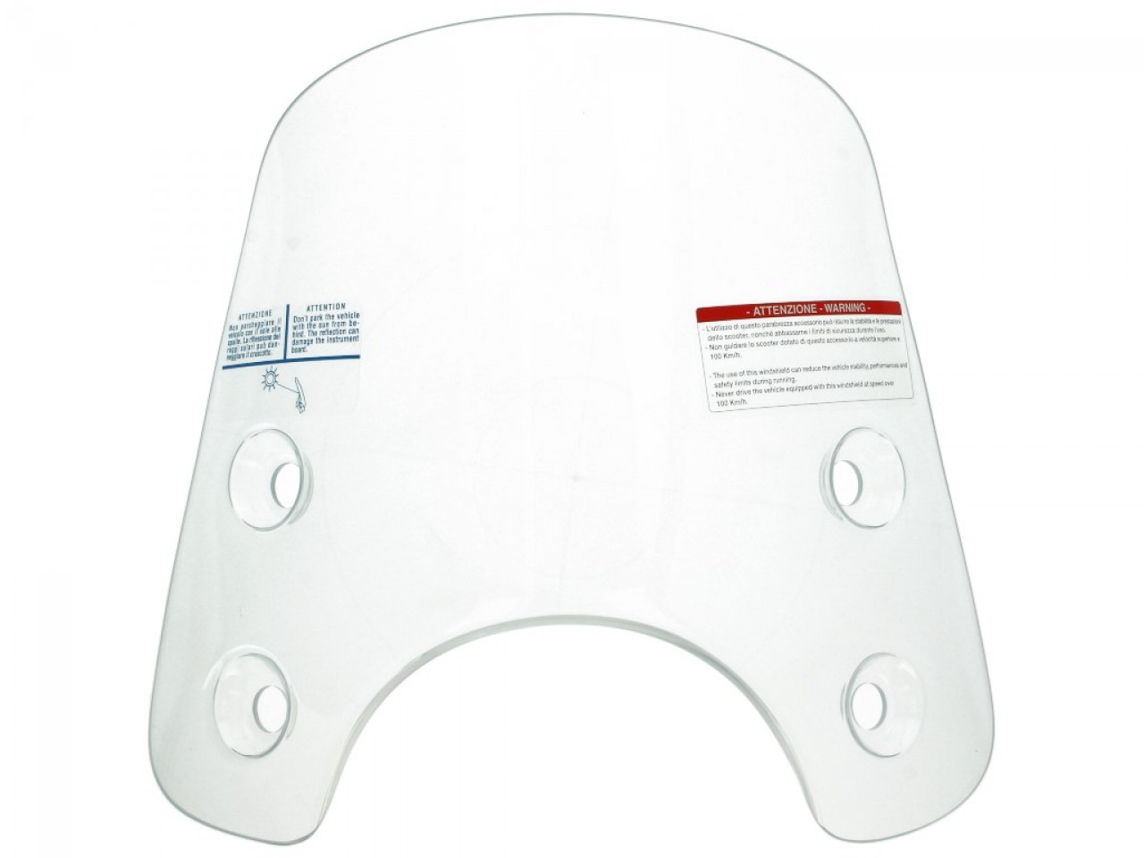 Parabrisas completo, mediano para Piaggio Beverly (05-13)