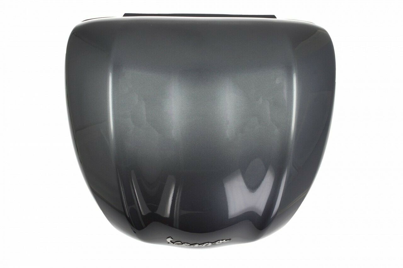 Baúl trasero para Vespa de 32 l, gris brillante, G03, sin respaldo