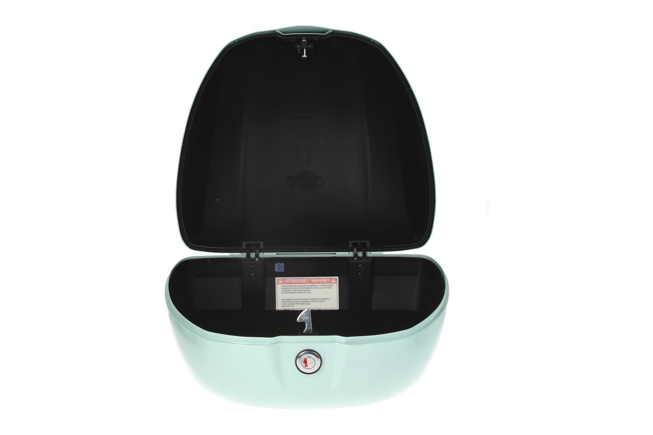 Baúl trasero para Vespa de 32 l, verde Latte Menta 350/A, sin respaldo