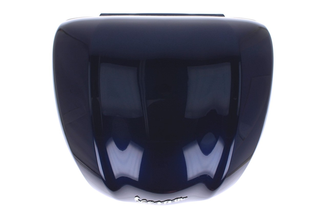 Vespa Baúl original de 32 l, azul oscuro, 289/A, sin respaldo