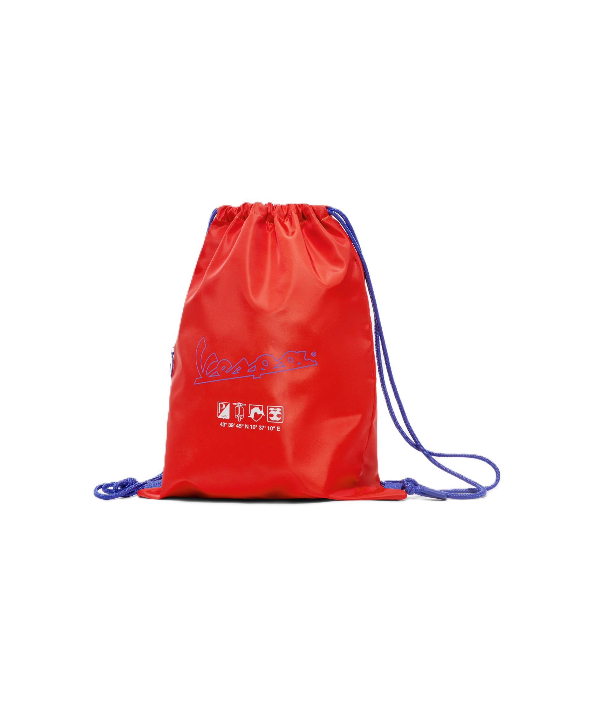 Mochila o bolsa de deporte Vespa en naranja Flame, colección DEC