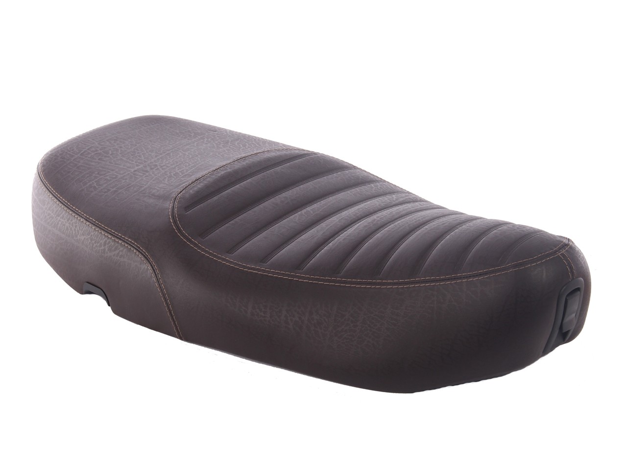 Asiento Vespa acolchado marrón oscuro para LX 50-150cc Touring, ET2/ET4 /LX/LXV/S 50-150cc-