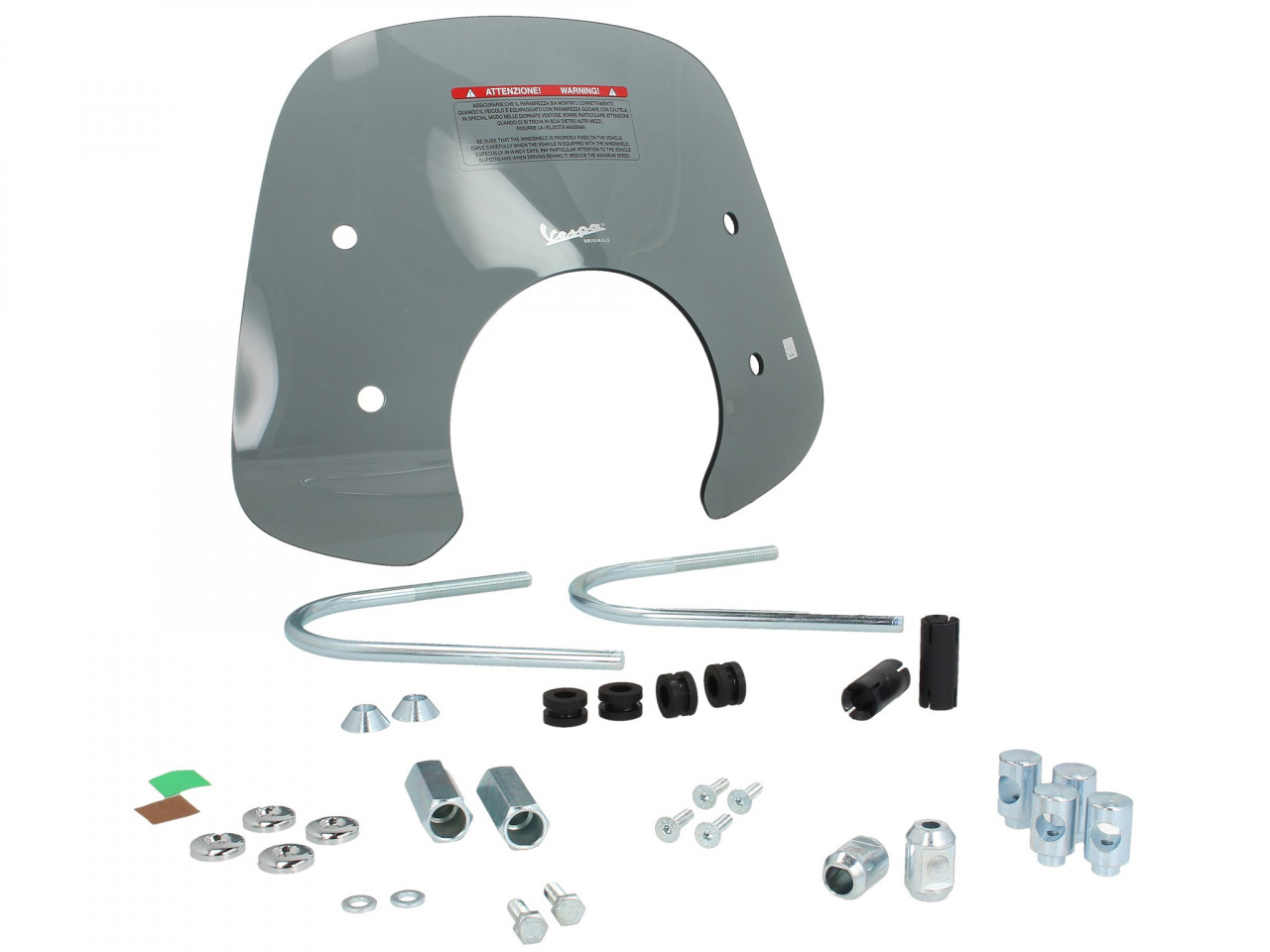 Parabrisas deportivo "Cruiser" tintado Vespa GTS / Super (HPE y SuperTech) original Vespa