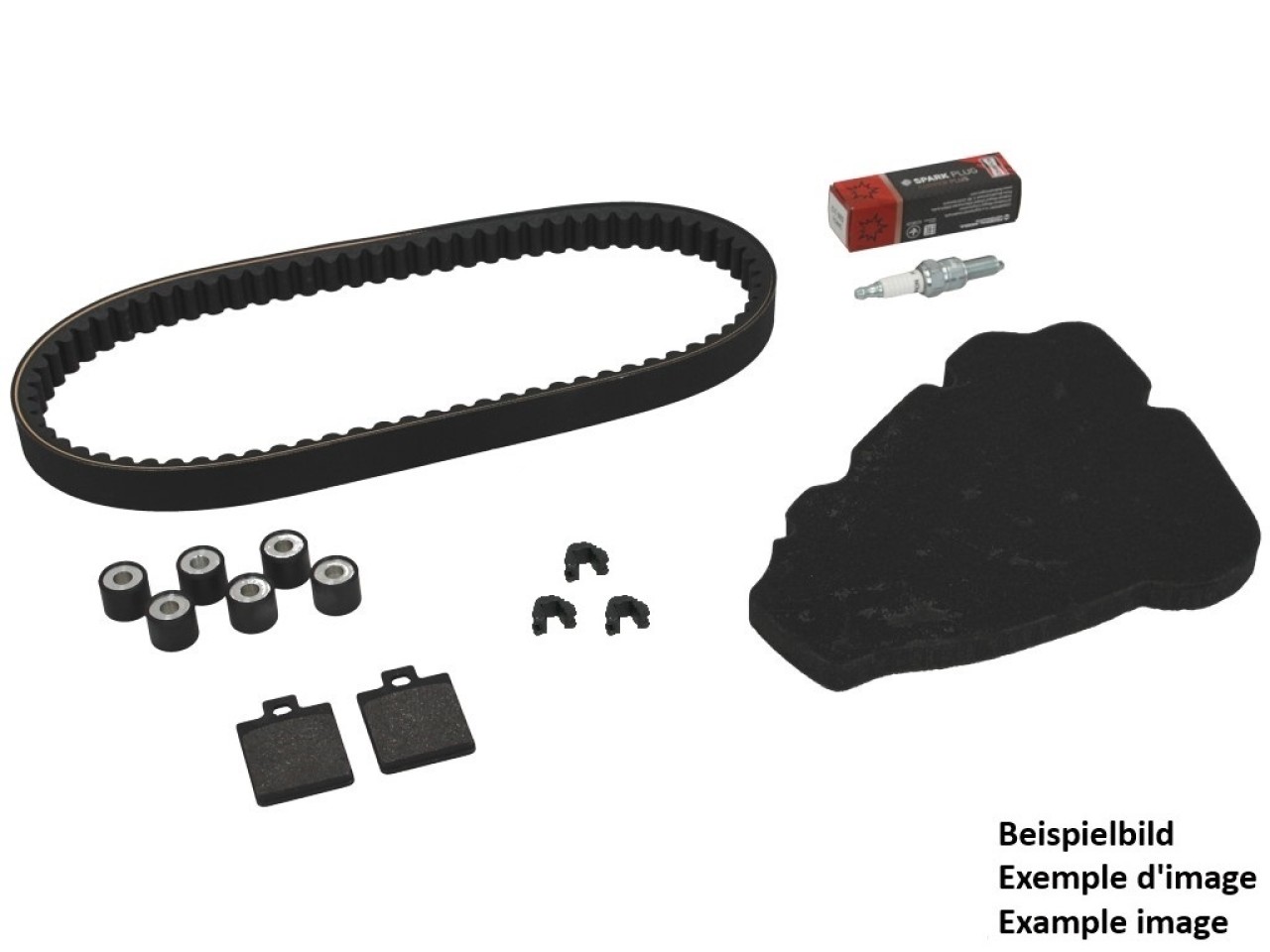 Kit de inspección Plus (OEM) con pastillas de freno Vespa Sprint 125 4T 3V 2014-2015