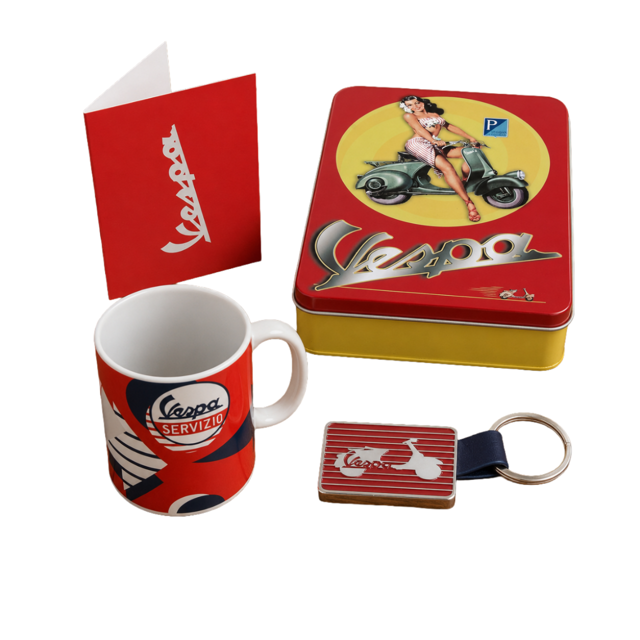 Paquete de productos de Vespa «Pin-up»