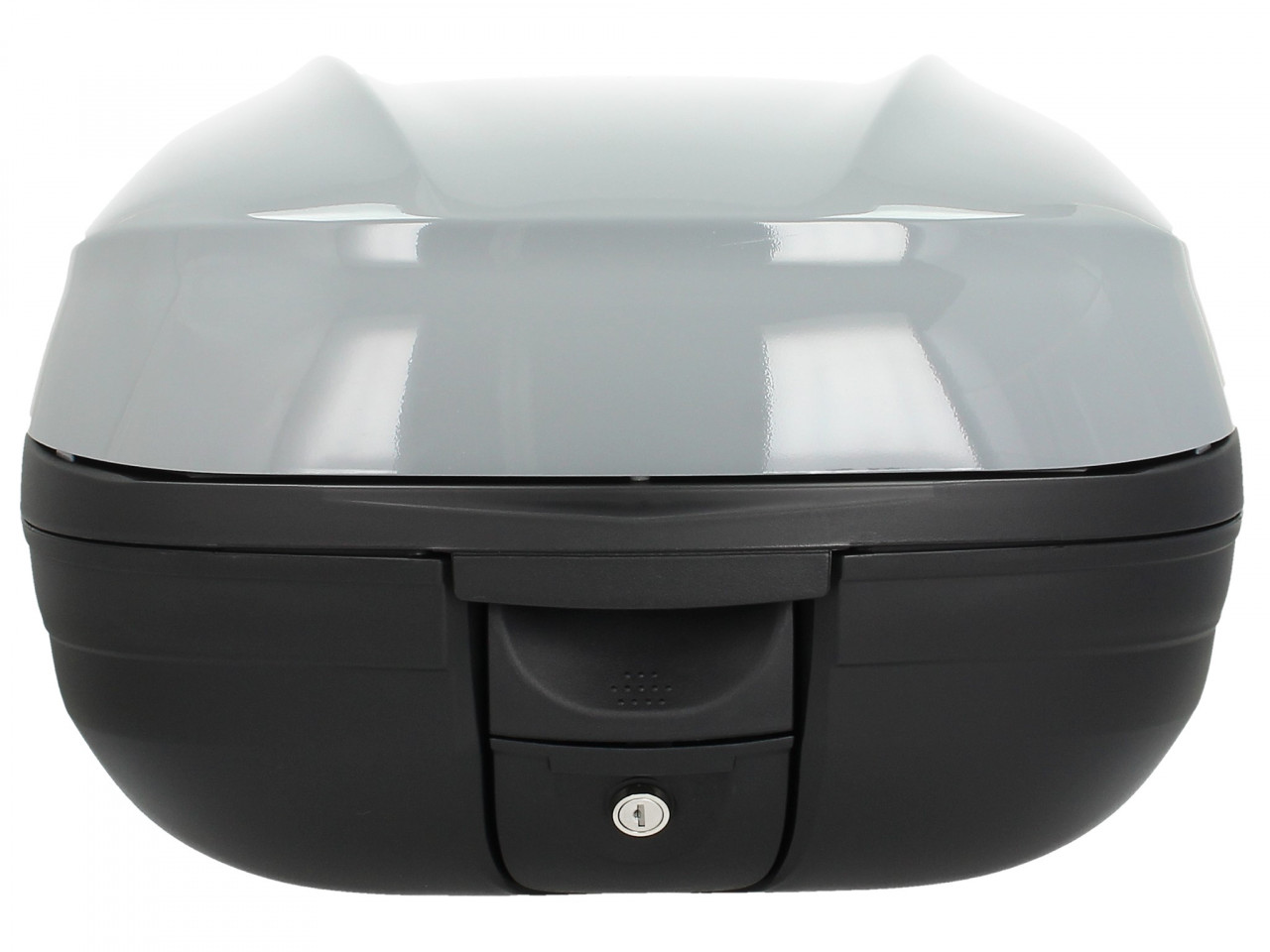 Kit Top Case (incl. placa de retención), 37 l, gris para Piaggio MP3 125 / 300 / Sport HPE