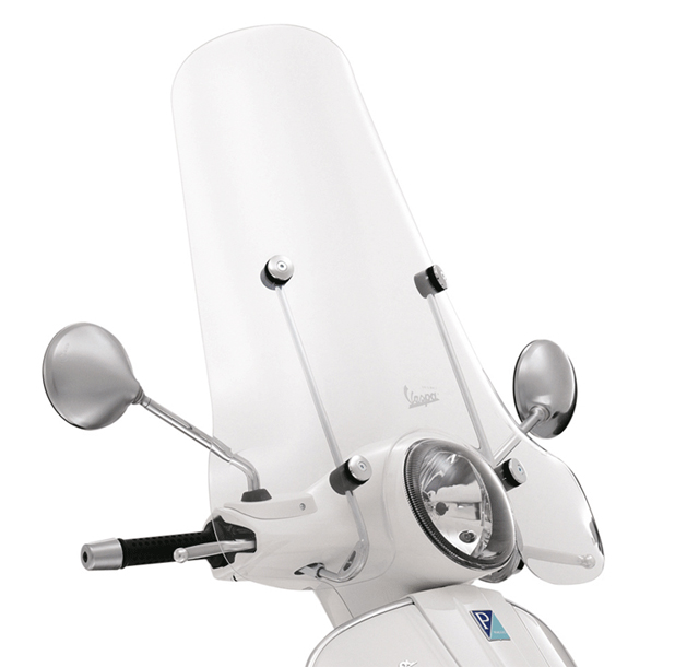 Parabrisas original Vespa / Pantalla de protección contra la intemperie "Alta" para Vespa GTS / GTS Super