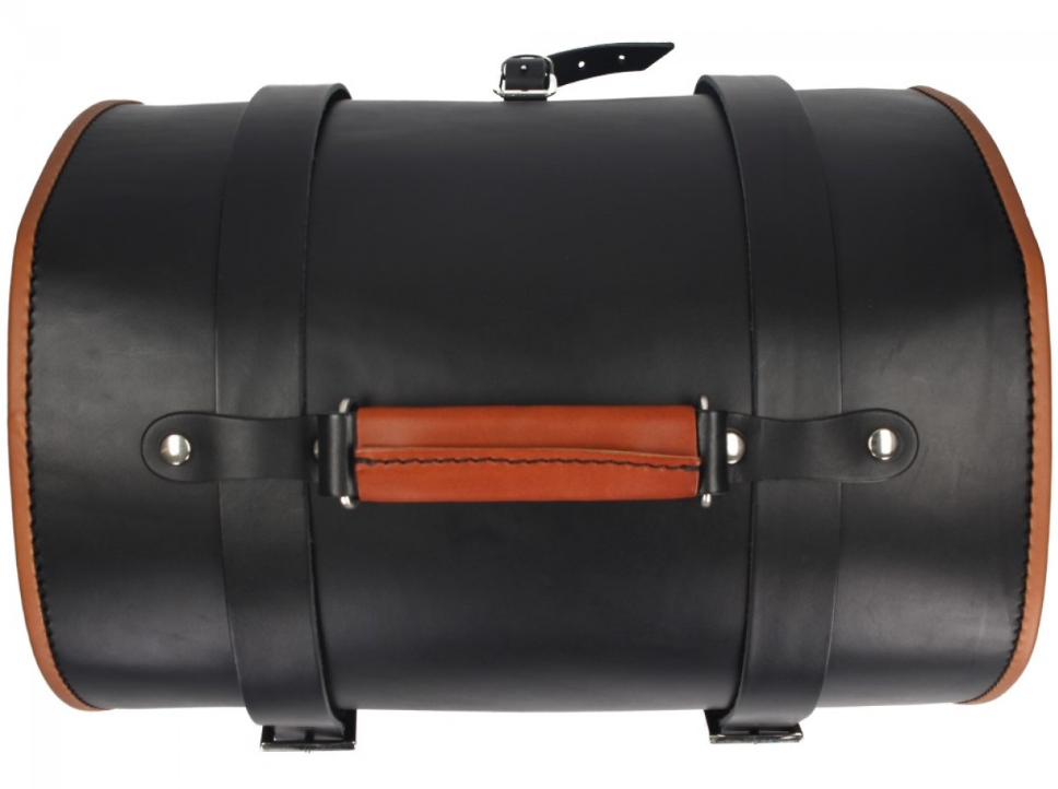 Bolsa de piel Vespa original - Negra