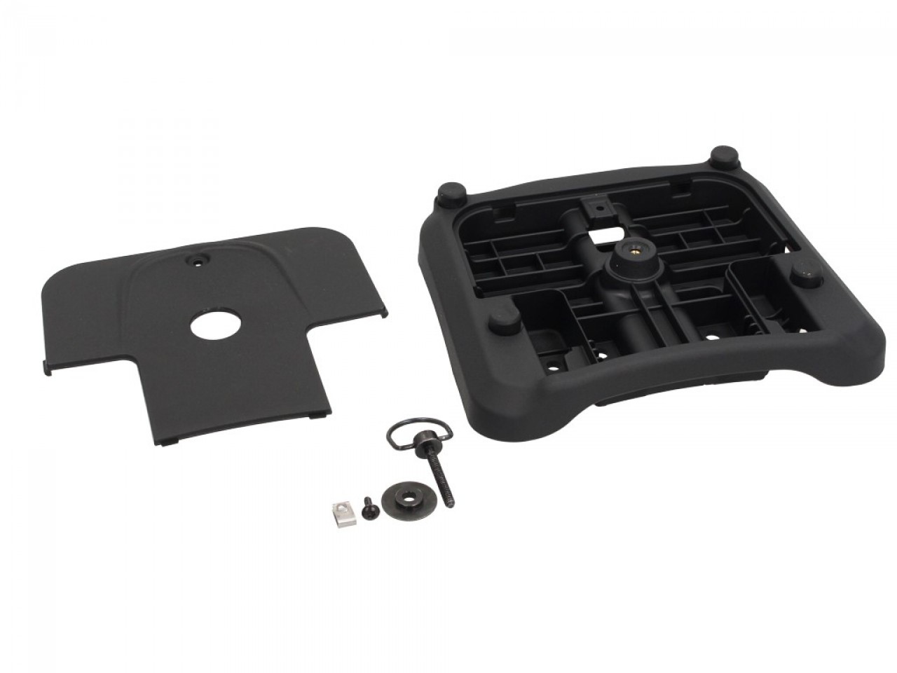 Maleta superior de 37 l con respaldo para Piaggio Beverly Sport 300/350 (16-20) - gris mate 760/B