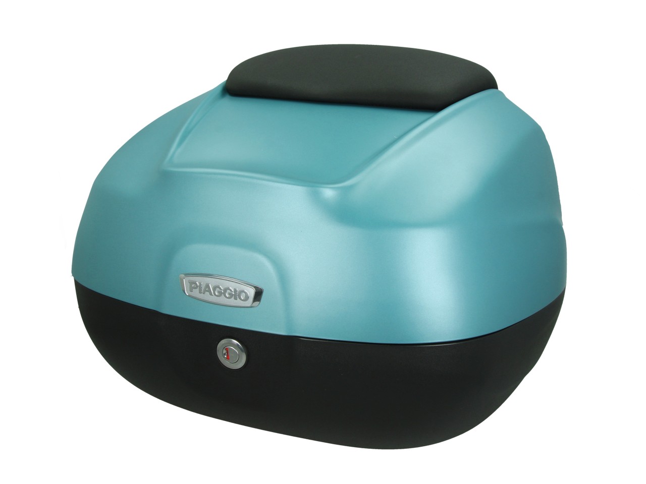 Maleta trasera de 37 l con respaldo para Piaggio Medley Sport 125/200 (24-25) - azul metalizado D27