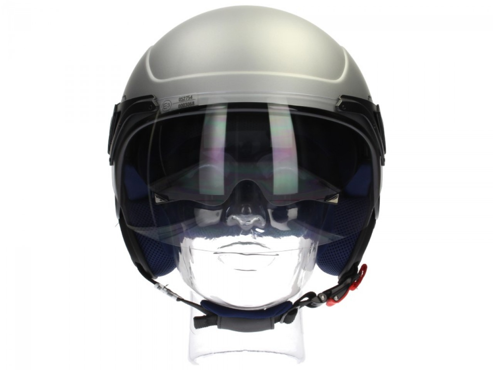 Casco Piaggio PJ Jet gris, mate