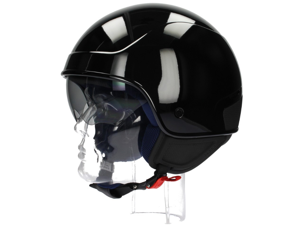 Casco jet Piaggio PJ1 negro