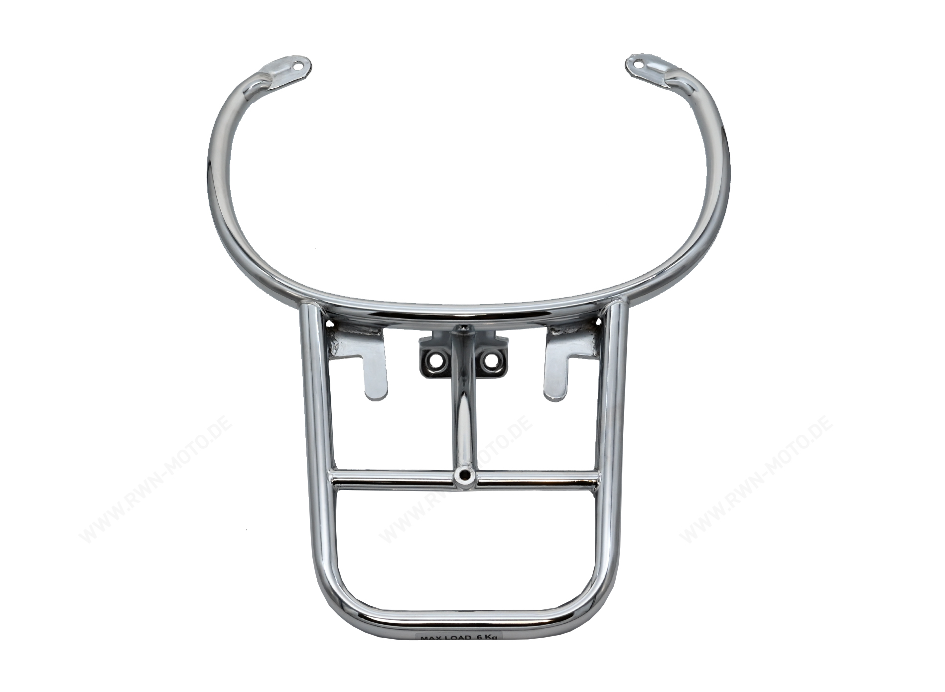 Portaequipajes trasero cromado para Vespa GTS, compatible con el baúl trasero de 32 litros