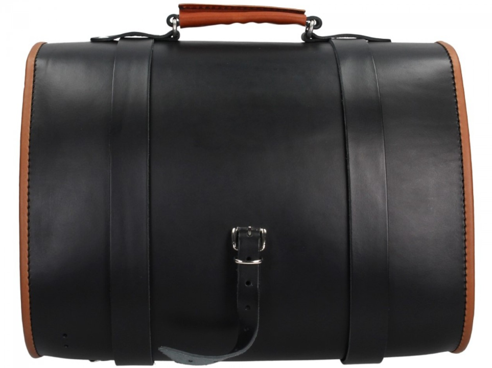 Bolsa de piel Vespa original - Negra