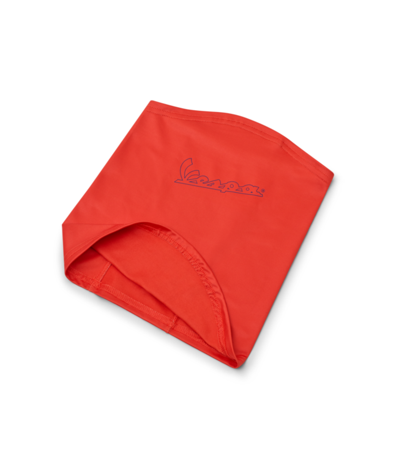 Bufanda tubular Vespa Neckguard, color naranja Flame, colección DEC