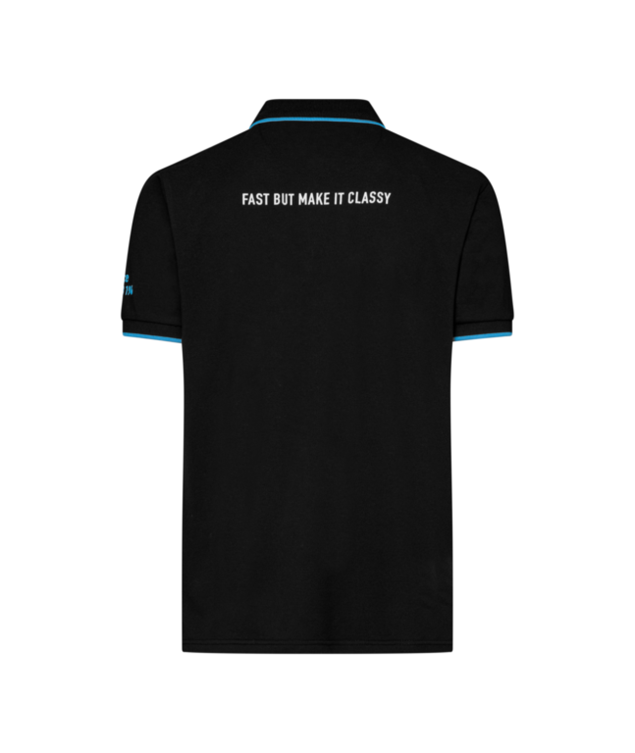Camiseta polo Vespa negra, colección DEC