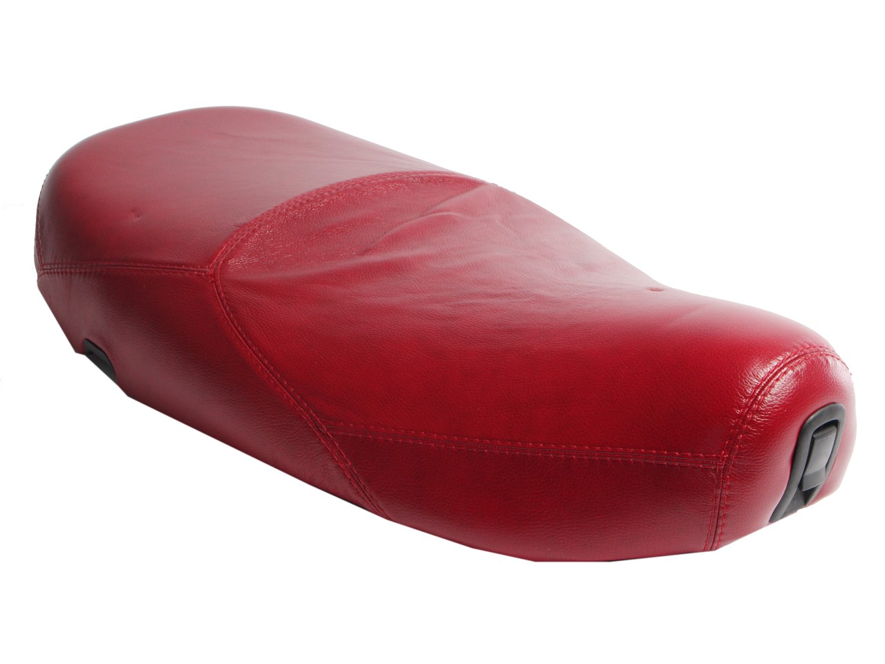 Asiento Vespa de cuero auténtico rojo para LX 50-150cc Touring, ET2/ET4 /LX/LXV/S 50-150cc-