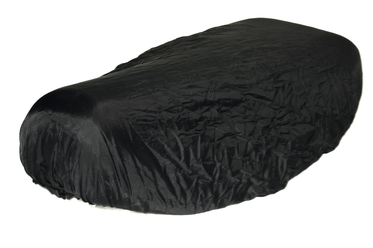 Funda de lluvia para asiento de Vespa GTS, negra, repelente al agua