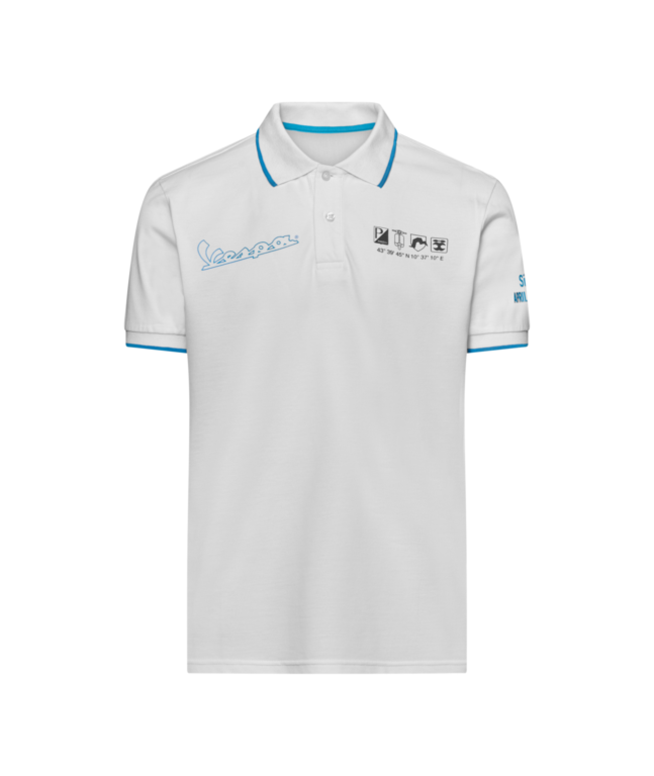 Camiseta polo Vespa «Holy white» de la colección DEC