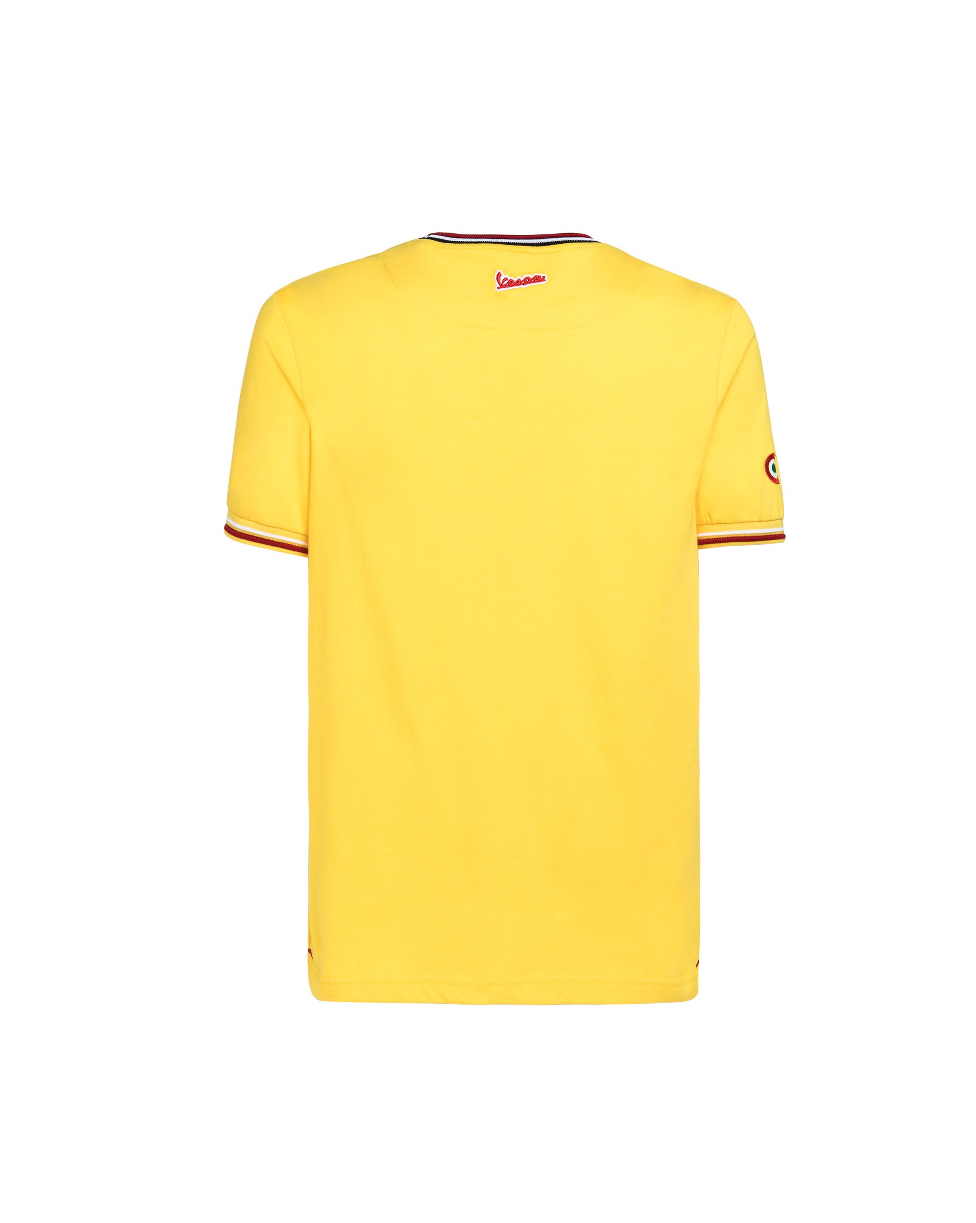 Camiseta Vespa Modernista hombre amarilla