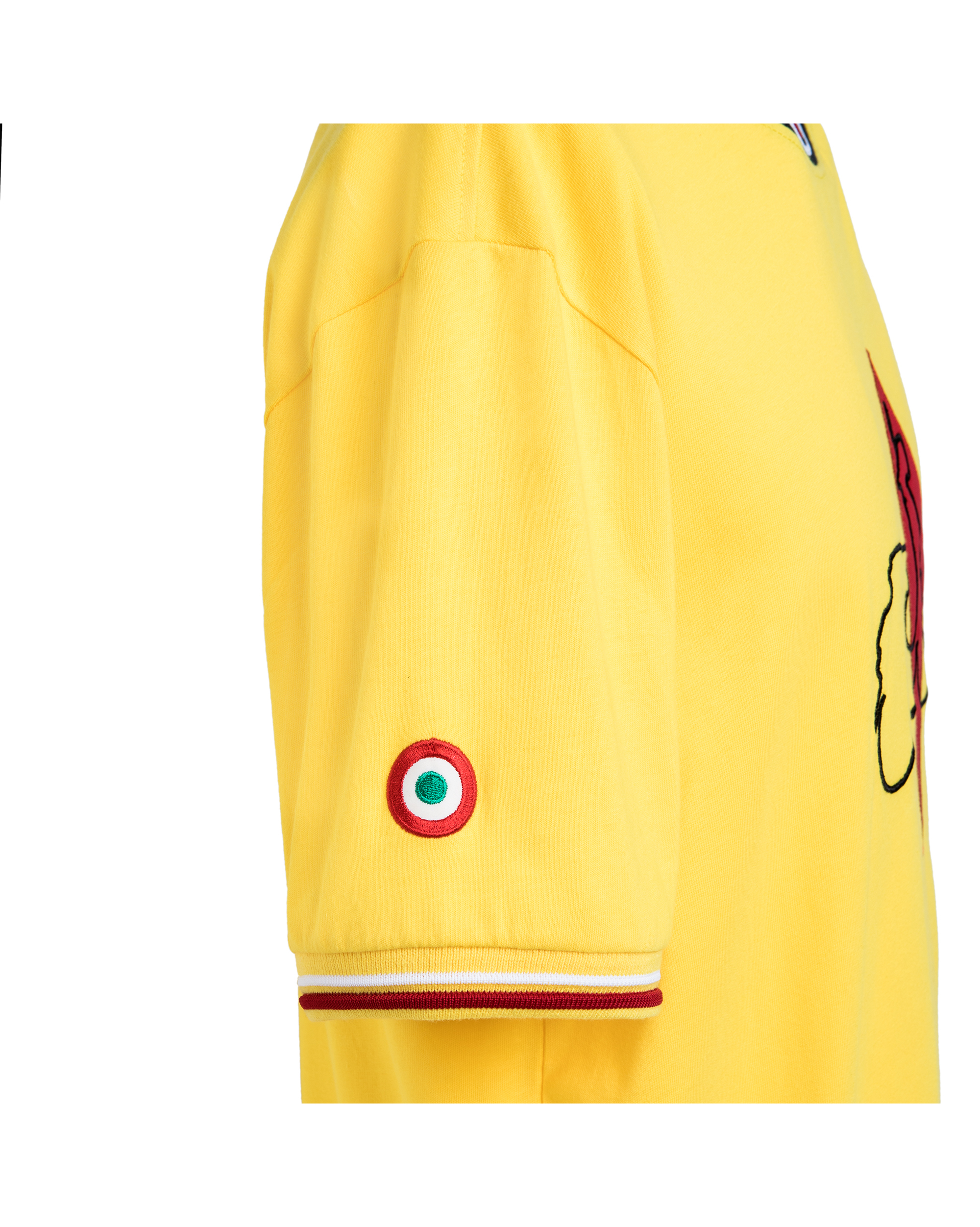 Camiseta Vespa Modernista hombre amarilla