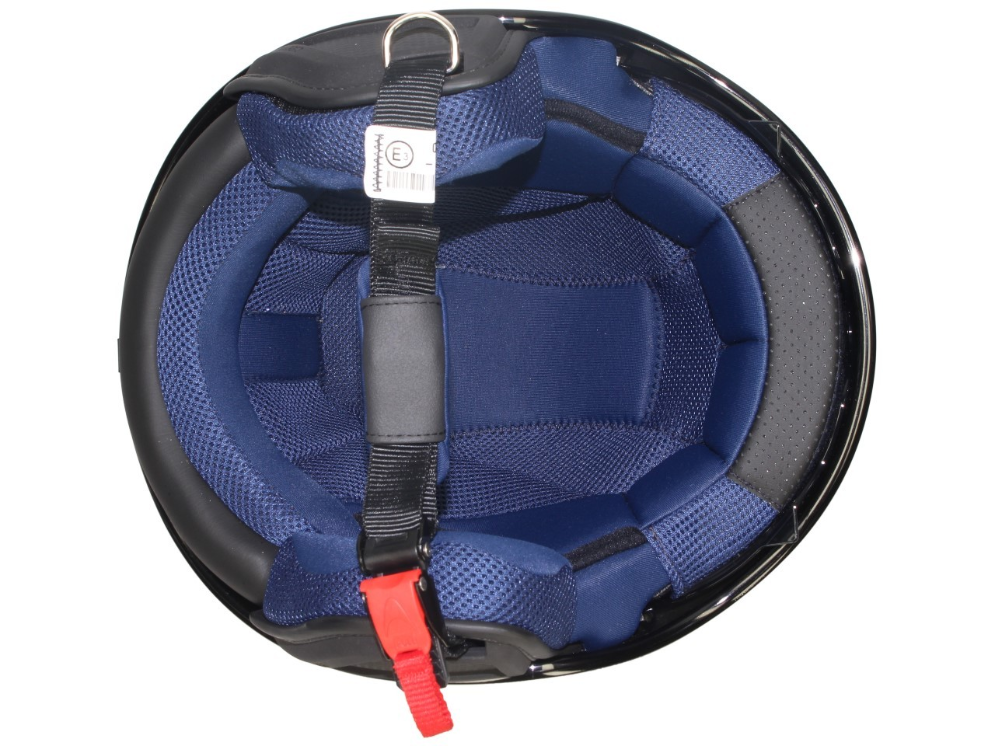 Casco jet Piaggio PJ1 negro