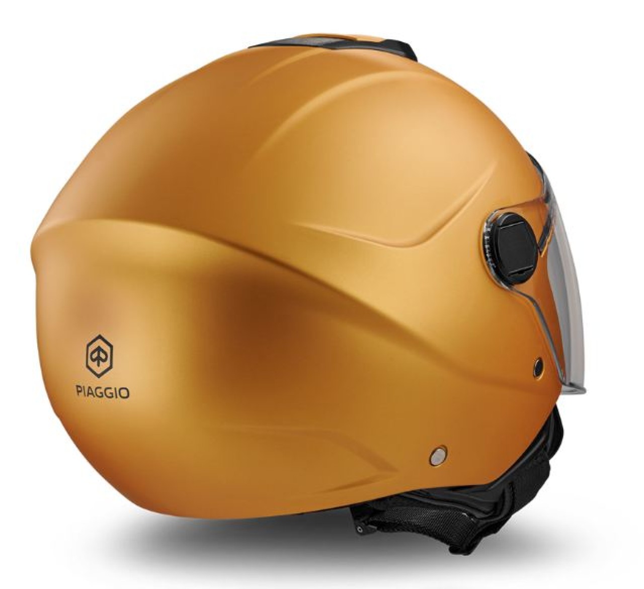 Casco jet Piaggio Demi Jet UL01 amarillo mate