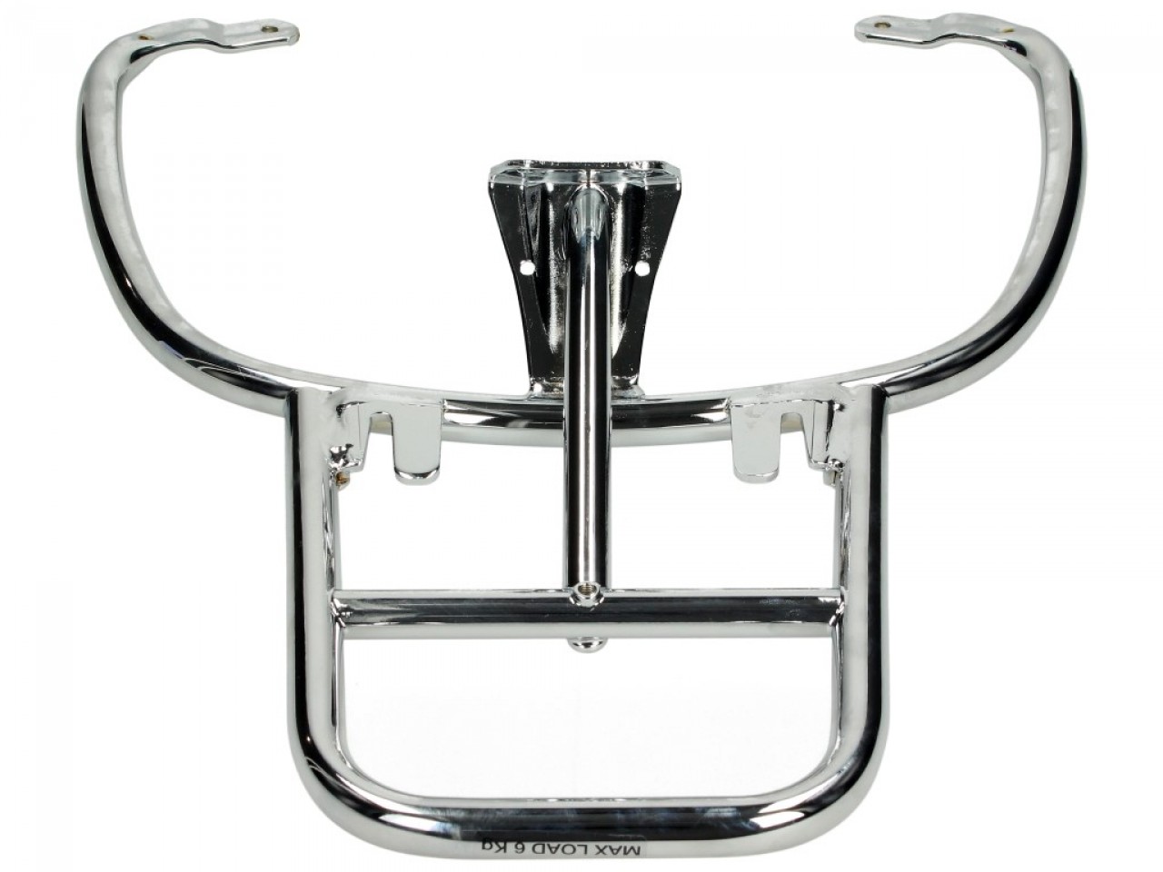 Portaequipajes trasero cromado para Vespa Primavera / Sprint / Elettrica