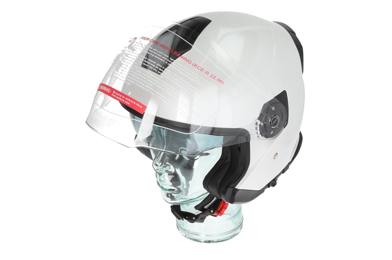 Casco Piaggio Jet Full Jet PFJ blanco brillante