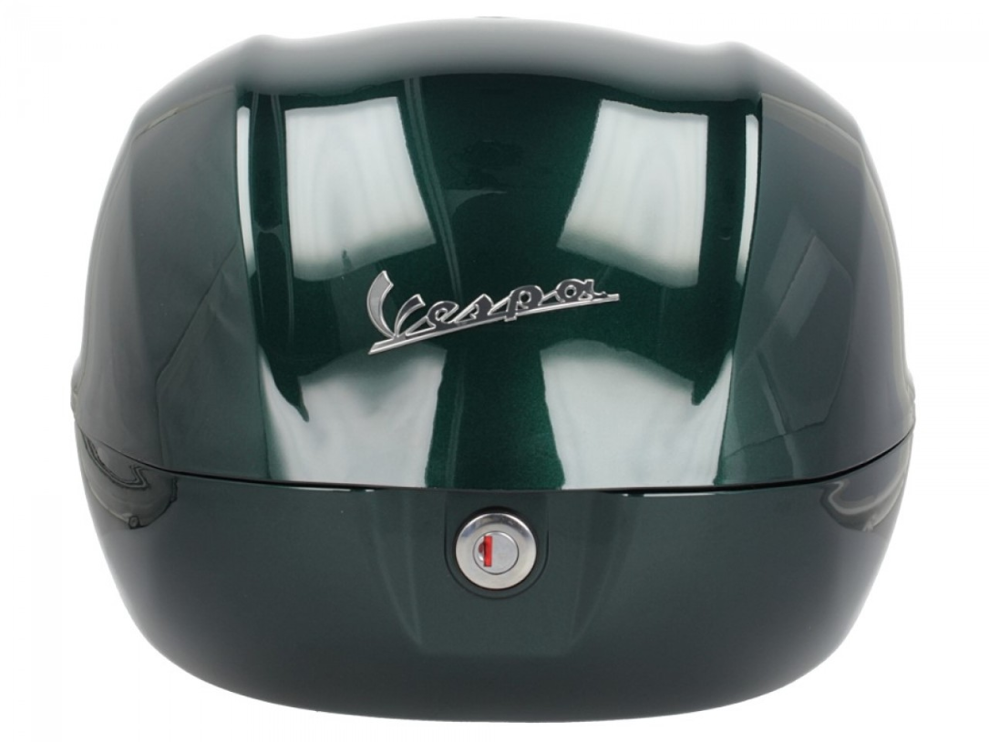 Topcase original 32 l. para Vespa Primavera / Sprint / GTS Racing 60s Verde Bosco 349/A