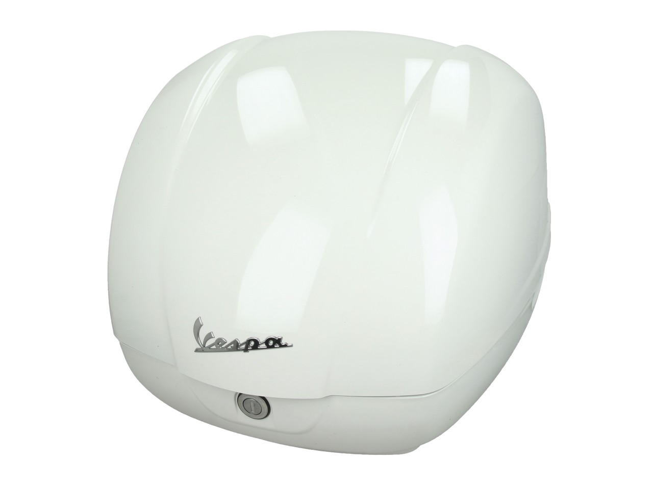 Baúl original de 36 litros, color blanco, modelo B04, para Vespa GTS 125/310 y GTV 310