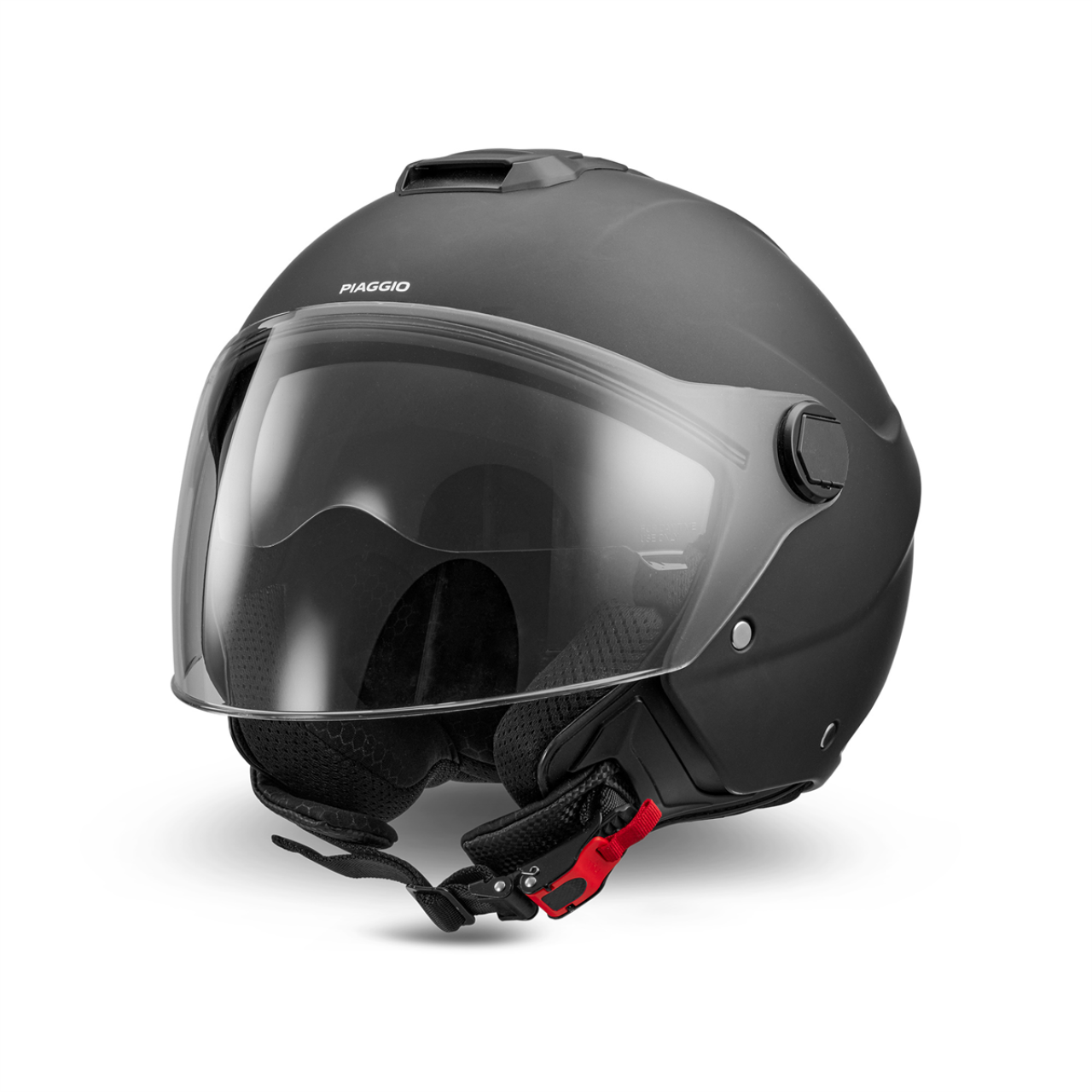 Casco jet Piaggio Demi Jet UL01 negro mate