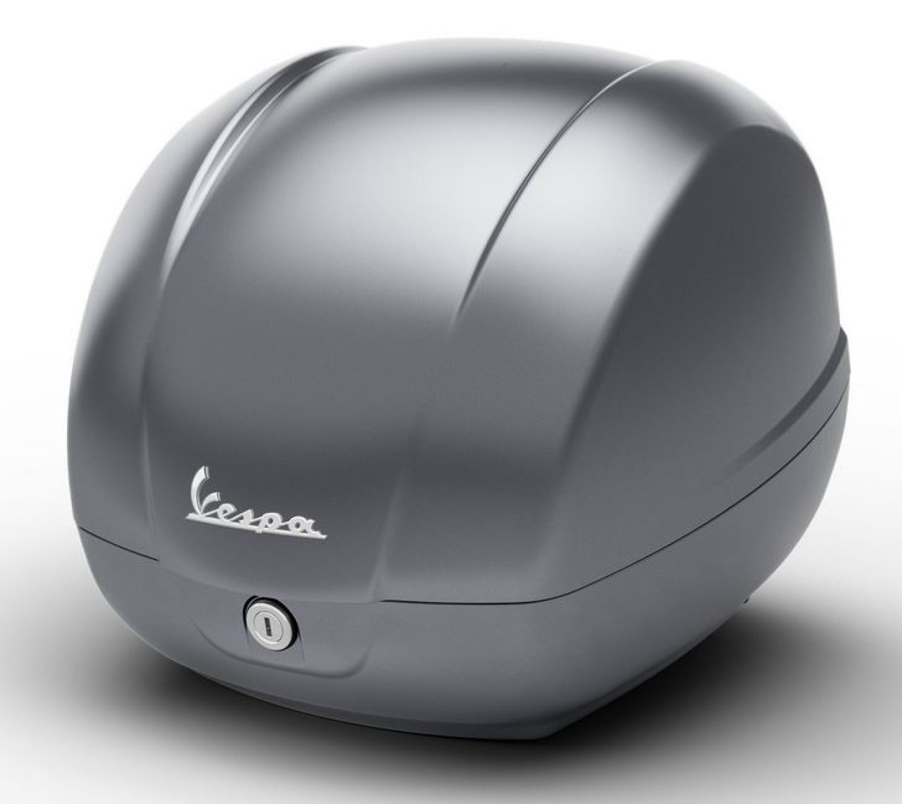 Baúl original de 36 l en gris mate 707/C para Vespa GTS 125/310 y GTV 310