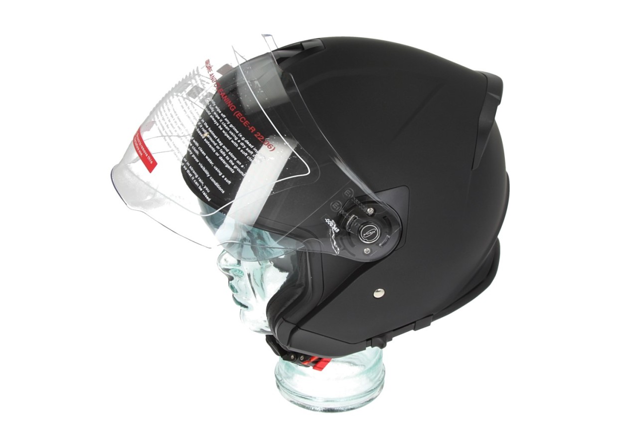 Casco Piaggio Jet Full Jet PFJ negro mate