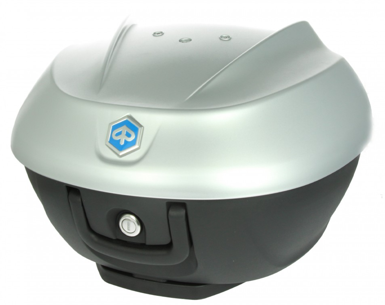 Kit baúl 36 l. gris mate 760/B Original Piaggio para Beverly HPE (incl. placa de montaje)