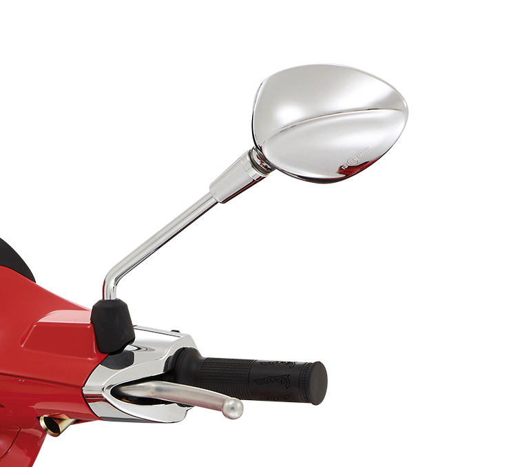 Espejo izquierdo cromado para Vespa Sprint 50-150cc 2T/4T