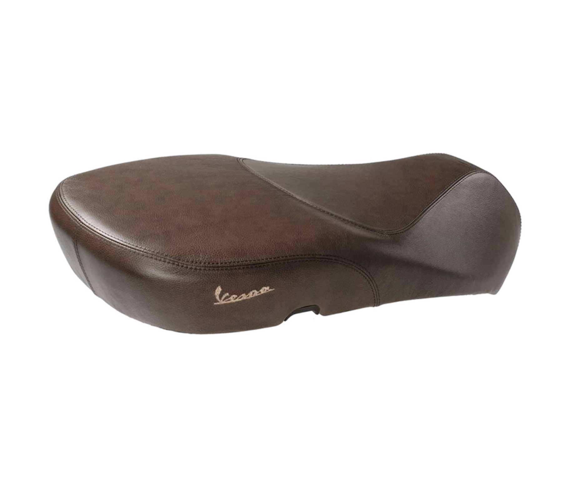 Asiento original Vespa de cuero genuino para Vespa Primavera / Sprint - Marrón