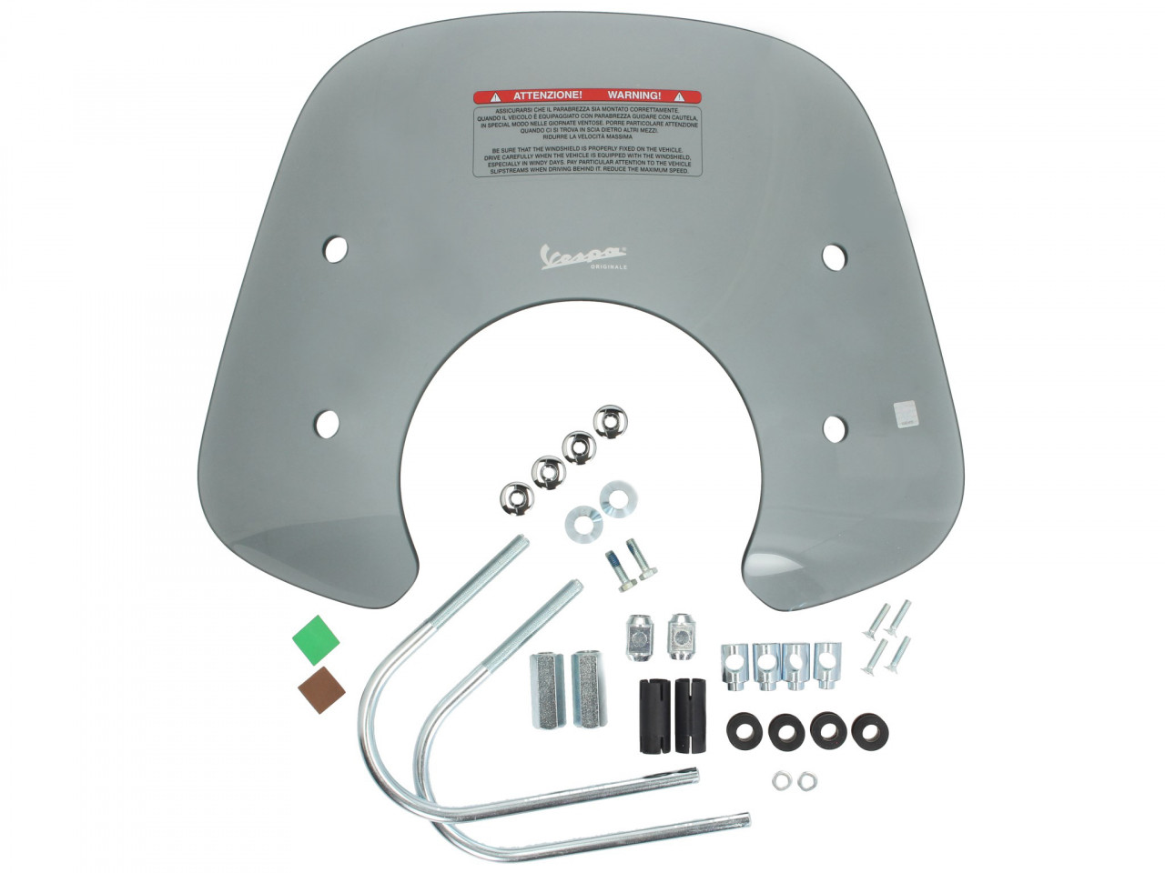 Parabrisas deportivo "Cruiser" tintado Vespa GTS / Super (HPE y SuperTech) original Vespa