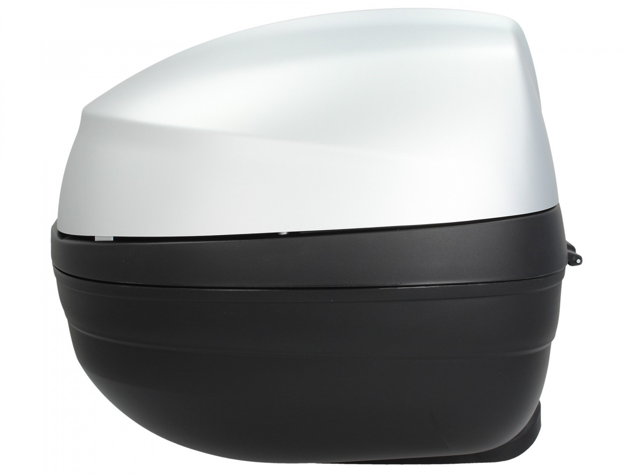 Kit Top Case (incl. placa de retención), 37 l, gris para Piaggio MP3 125 / 300 / Sport HPE
