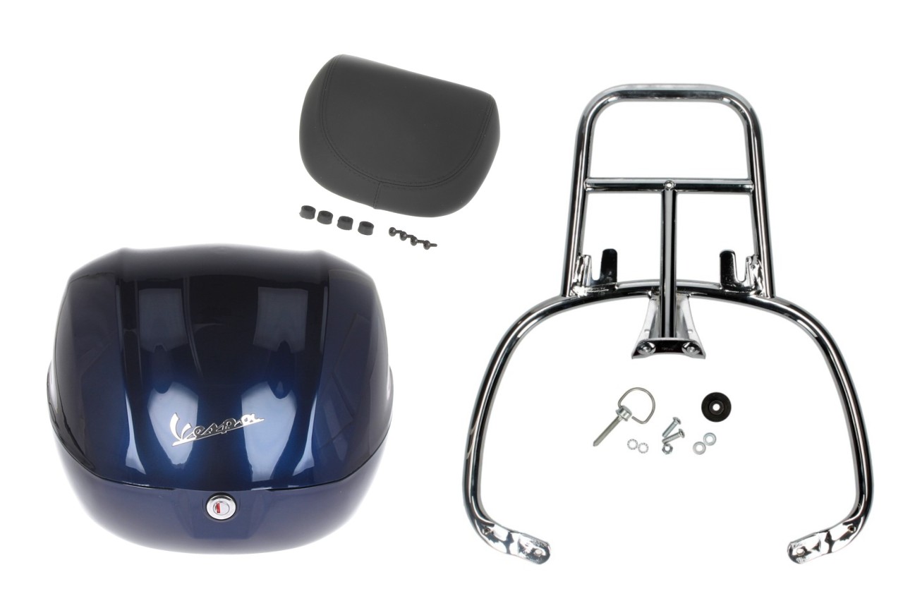Baúl original 36L para Vespa GTS 125/310 y GTV 310 - azul oscuro / 288/A