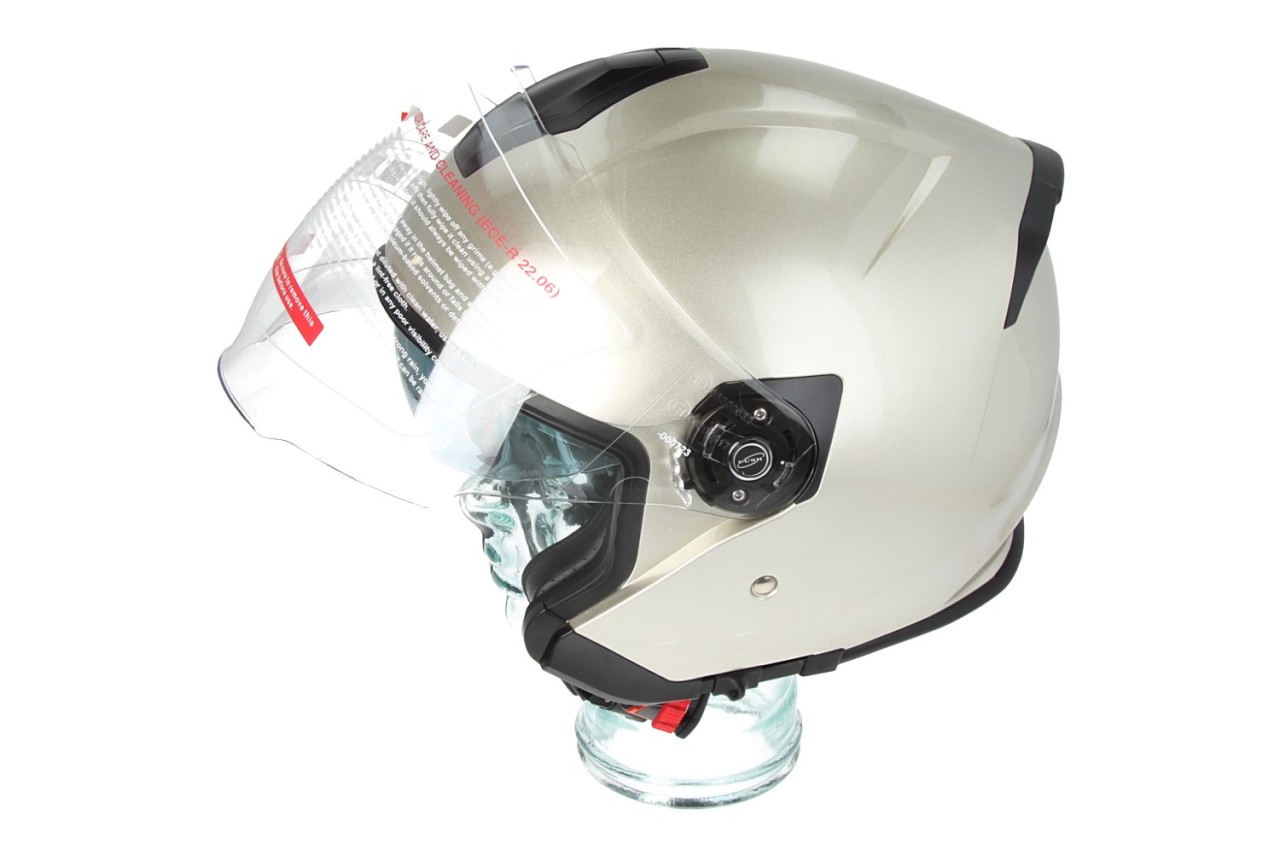 Casco Piaggio Jet Full Jet PFJ gris brillante