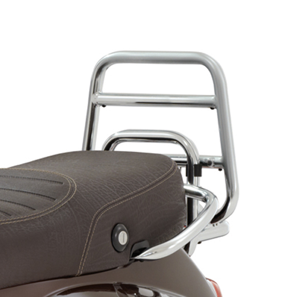 Portaequipajes original cromado para Topcase Vespa LX / LXV