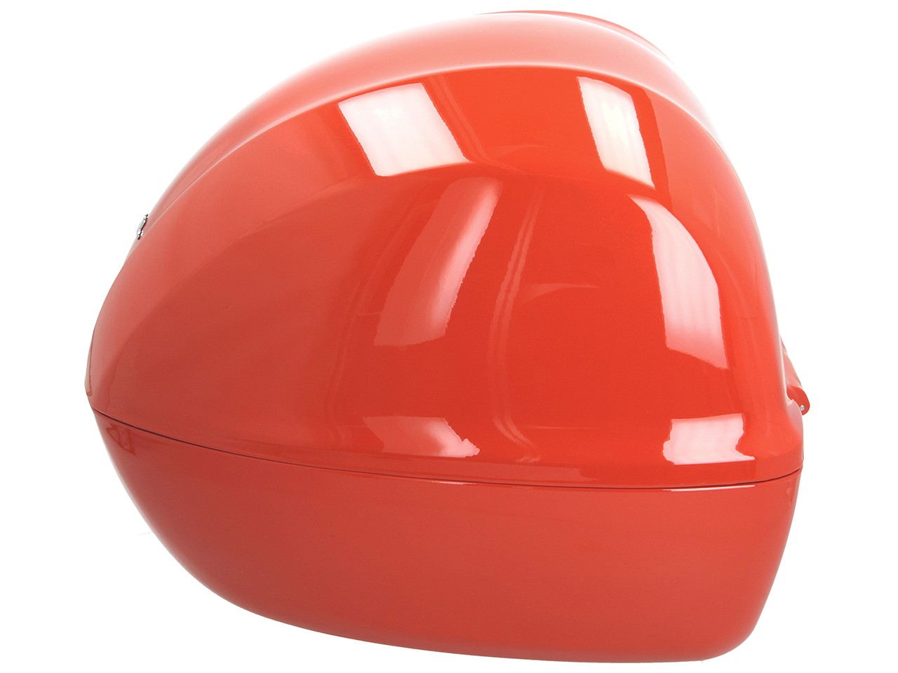 Baúl trasero para Vespa de 32 l, naranja brillante, modelo A11, sin respaldo