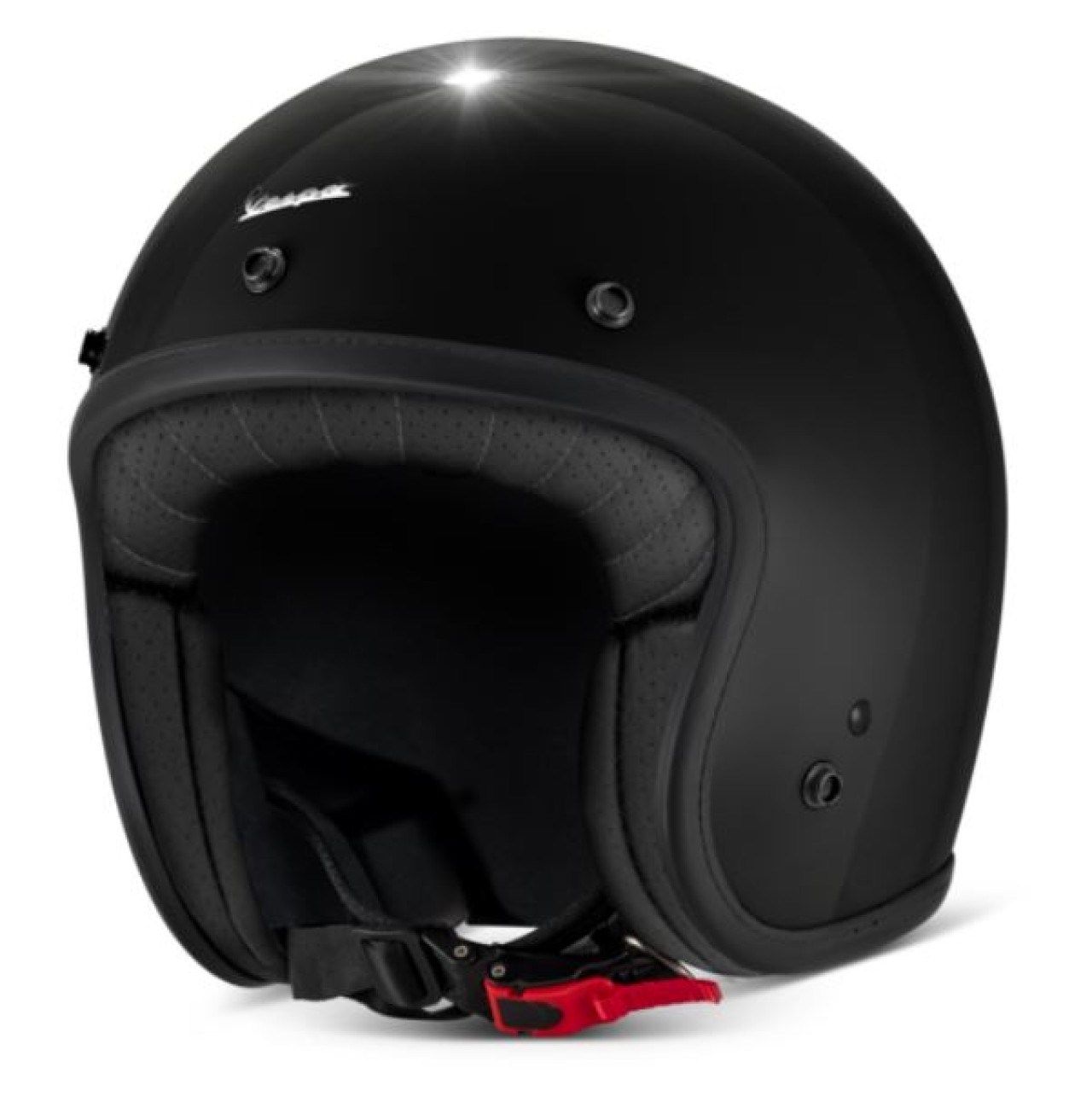 Casco Vespa jet Versilia negro
