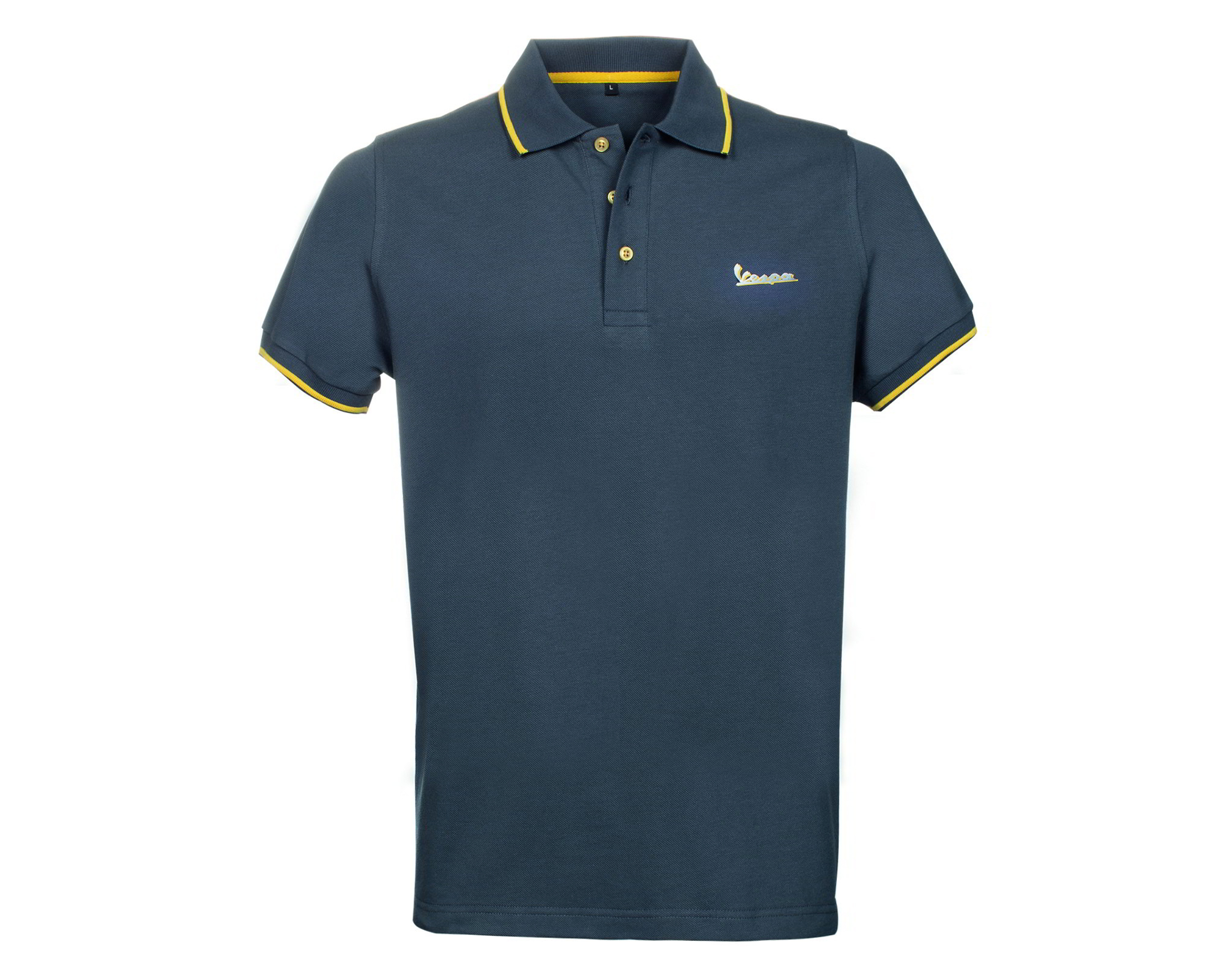 Vespa Polo Gráfico Hombre, gris