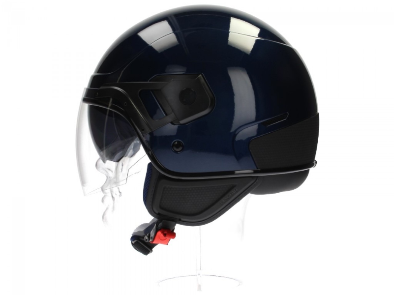 Casco jet Piaggio PJ azul