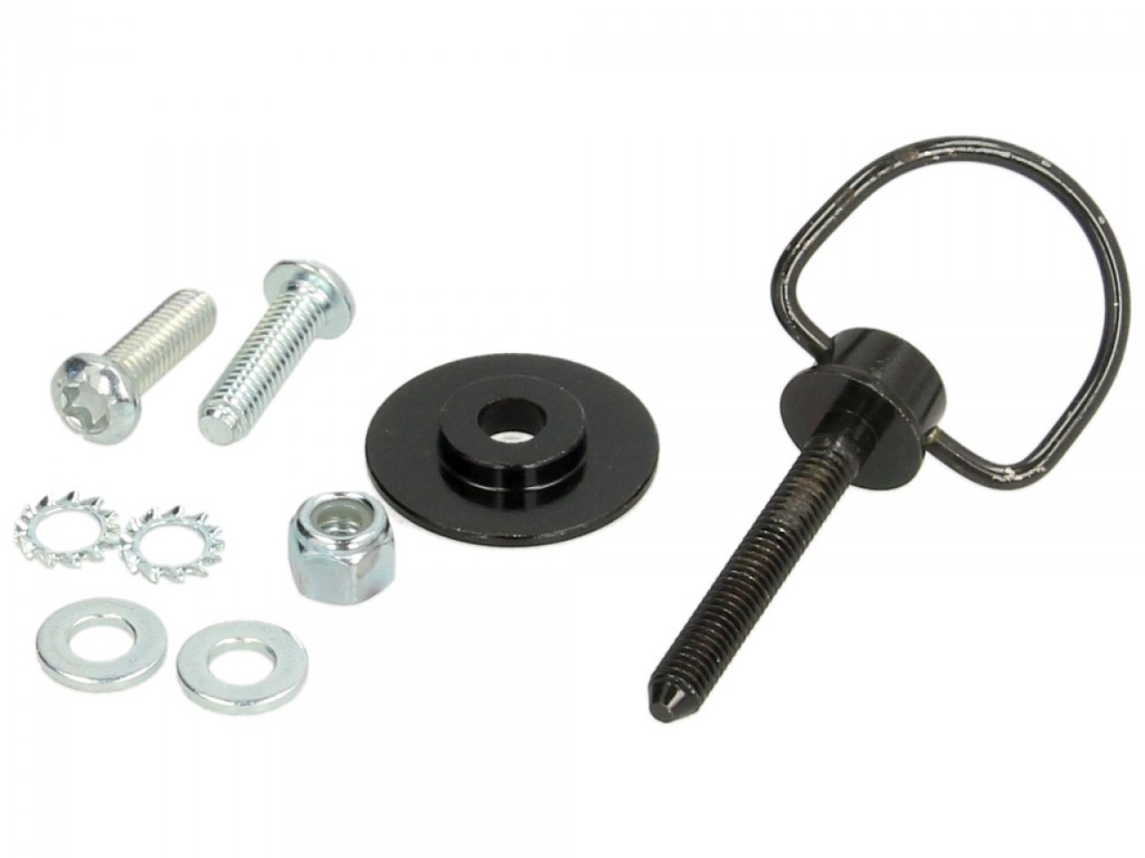 Portaequipajes trasero en negro mate para Vespa Primavera / Sprint / Elettrica